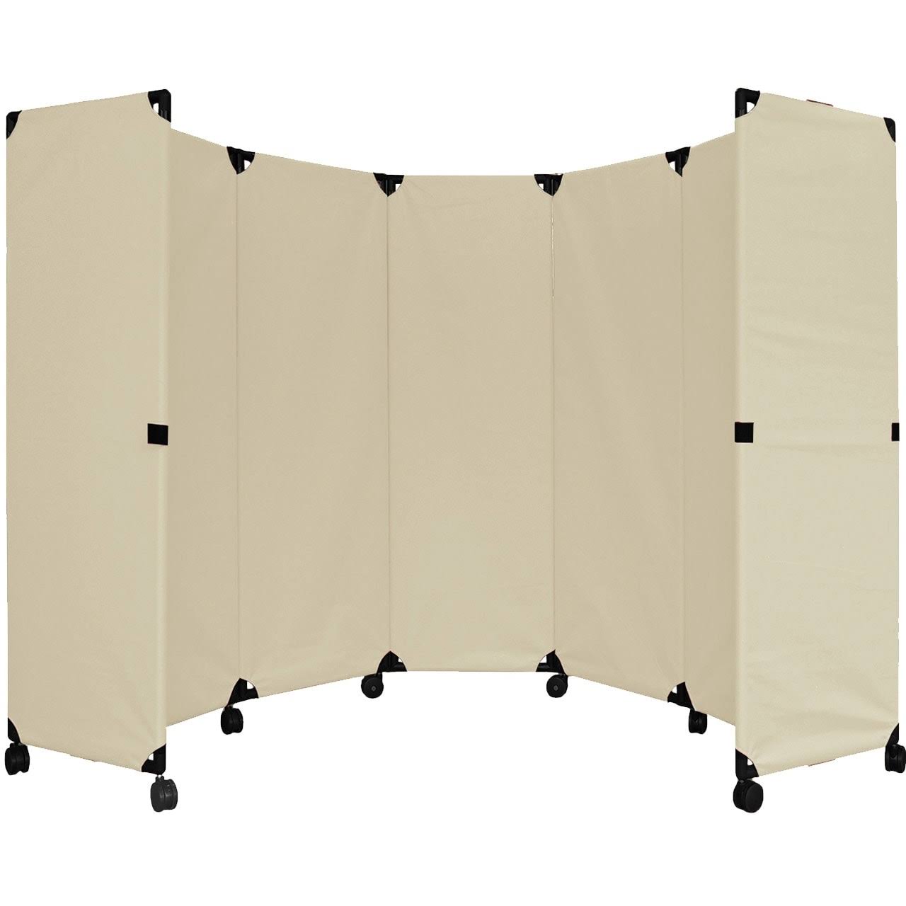 Versare 1708001 Beige MP10 Economical Folding Portable Partition - 10& x 6&