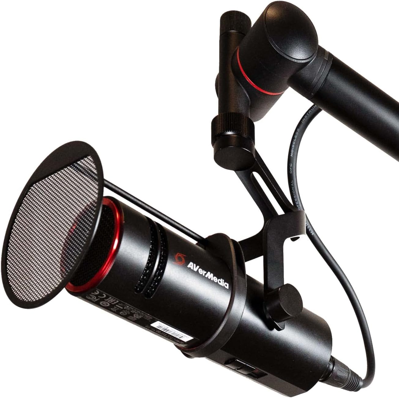 AVerMedia Live Streamer POP Filter - BA310, Microphone pop Filter, Professional Audio Capture for Live Stream, podcasting and vlogging, Exclusively for Live Streamer MIC 330 XLR Microphone