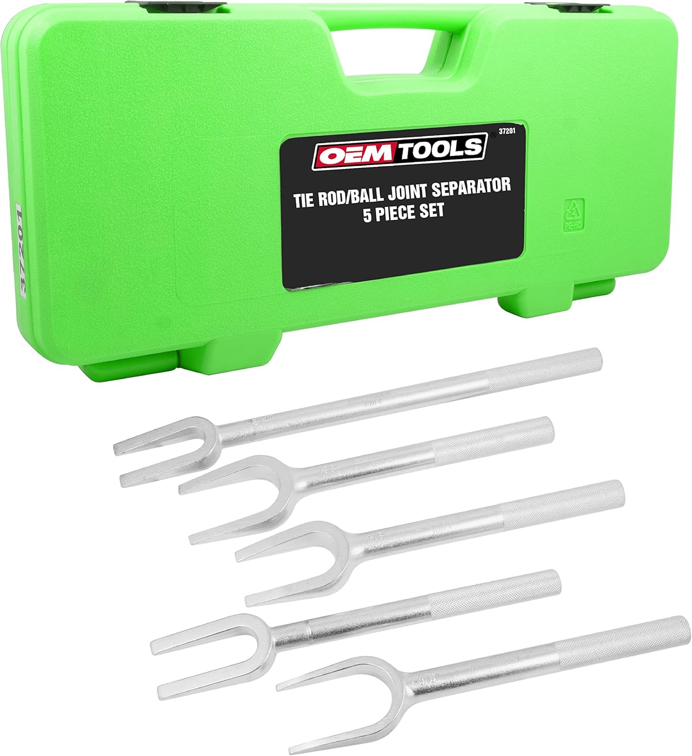 OEMTOOLS 37201 Tie Rod/Ball Joint Separator Set, 5 Piece, Replace Tie Rod, Separate Ball Joints and Pitman Arms, Pickle Fork, Ball Joint Removal Tool