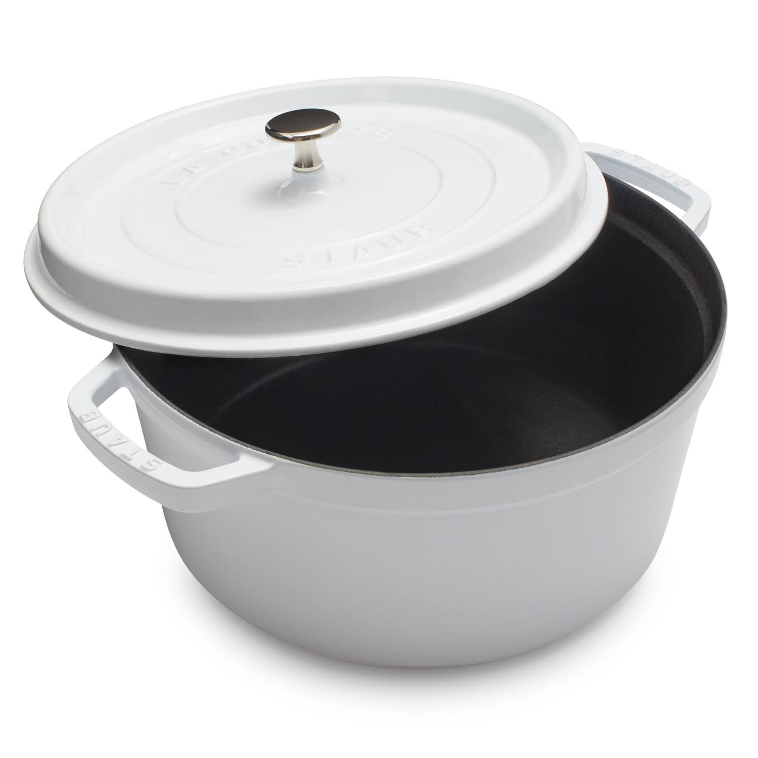 Staub Cast Iron 7 Quart Round Cocotte Grenadine