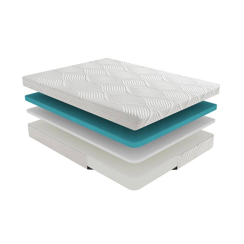 Bedding 10x22 Twin Gel-Infused Memory Foam Mattress by Homelegance