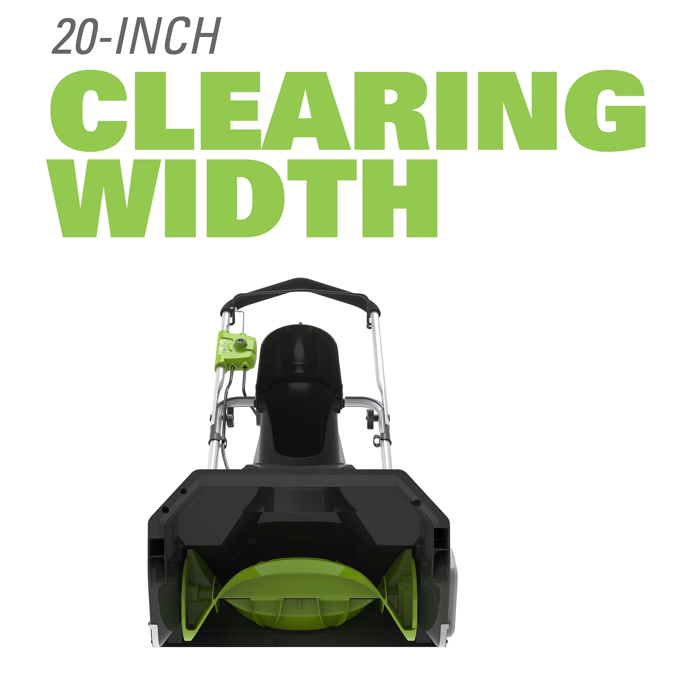 Greenworks 13 Amp 20 in. Corded Electric Snow Thrower, 2600502
