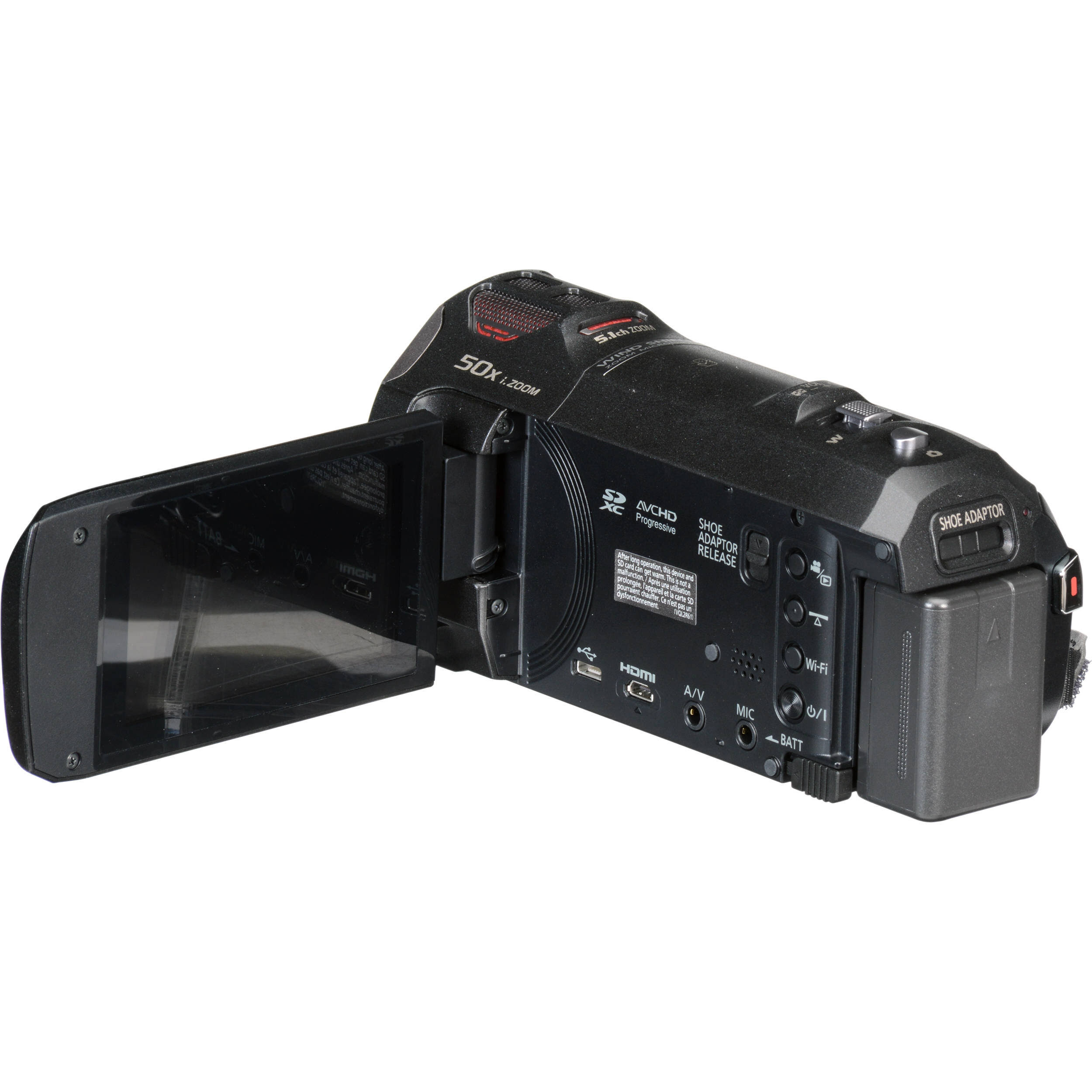 Panasonic HC-V770 12.76 MP Camcorder - 1080p - Black
