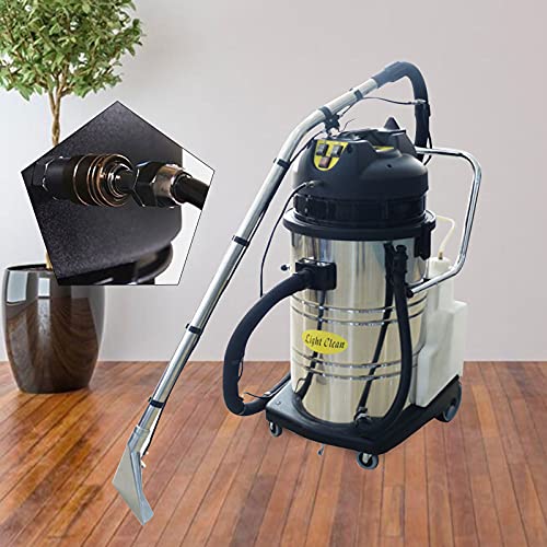 40L/10.6Gal Carpet Cleaner Machine, Carpet Extractor 3 in 1 Stainless Steel Household/Commercial Rug Cleaner Machine 2110W Portable Deep Cleaning Machine for Carpets, Sofas, Curtains