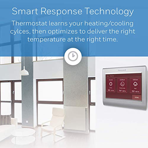 Honeywell RTH9585WF1004/W Wi-Fi Smart Color Programmable Thermostat (Renewed)