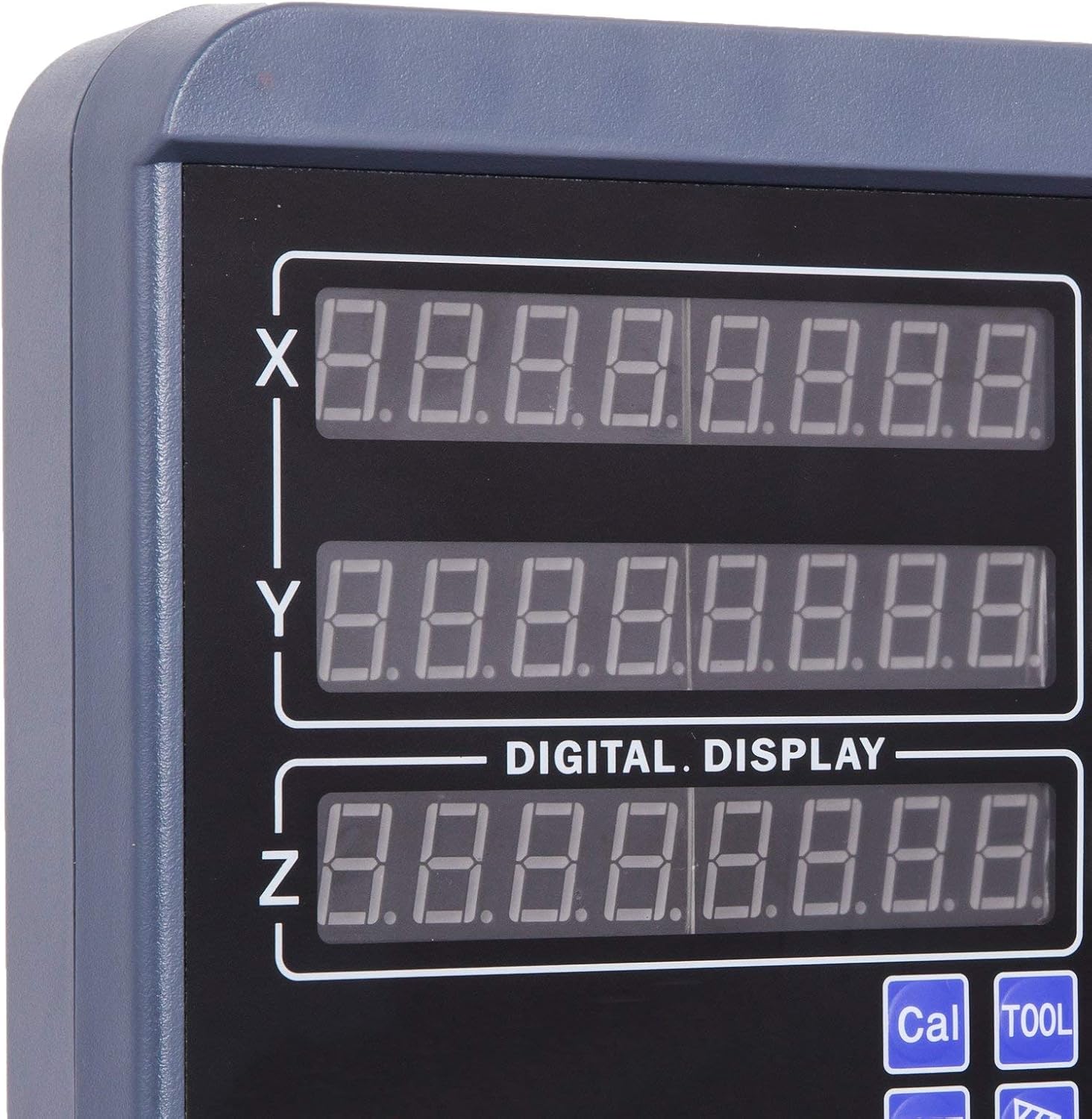 VEVOR 3 Axis Digital Readout DRO Display 250mm+450mm+500mm Travel Length Precision Linear Scale 10+17.7+19.7 Inch for Mill Milling Machine