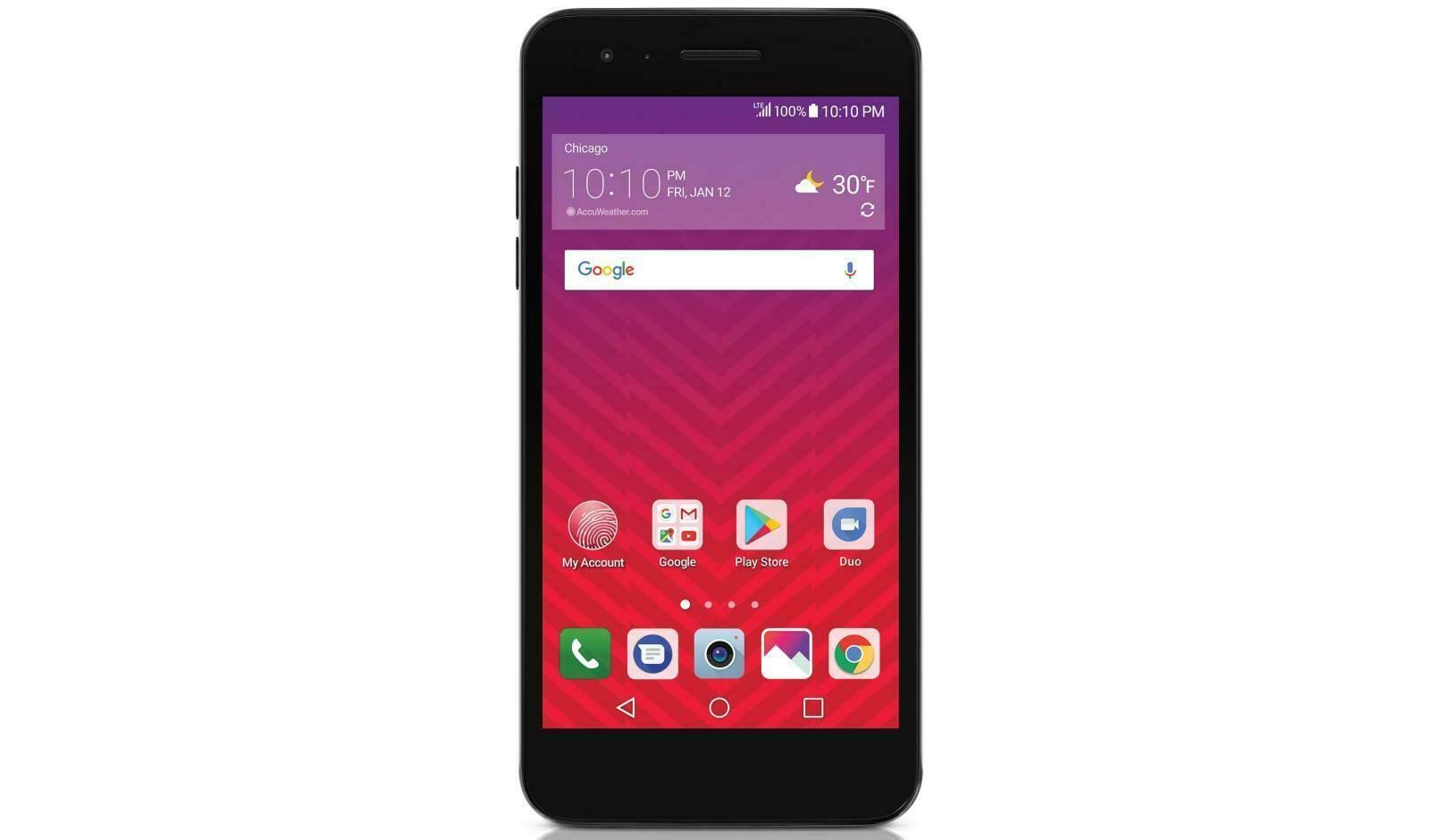 LG Tribute Dynasty 4G LTE with 16GB Memory Cell Phone - Champagne Prepaid Virgin Mobile