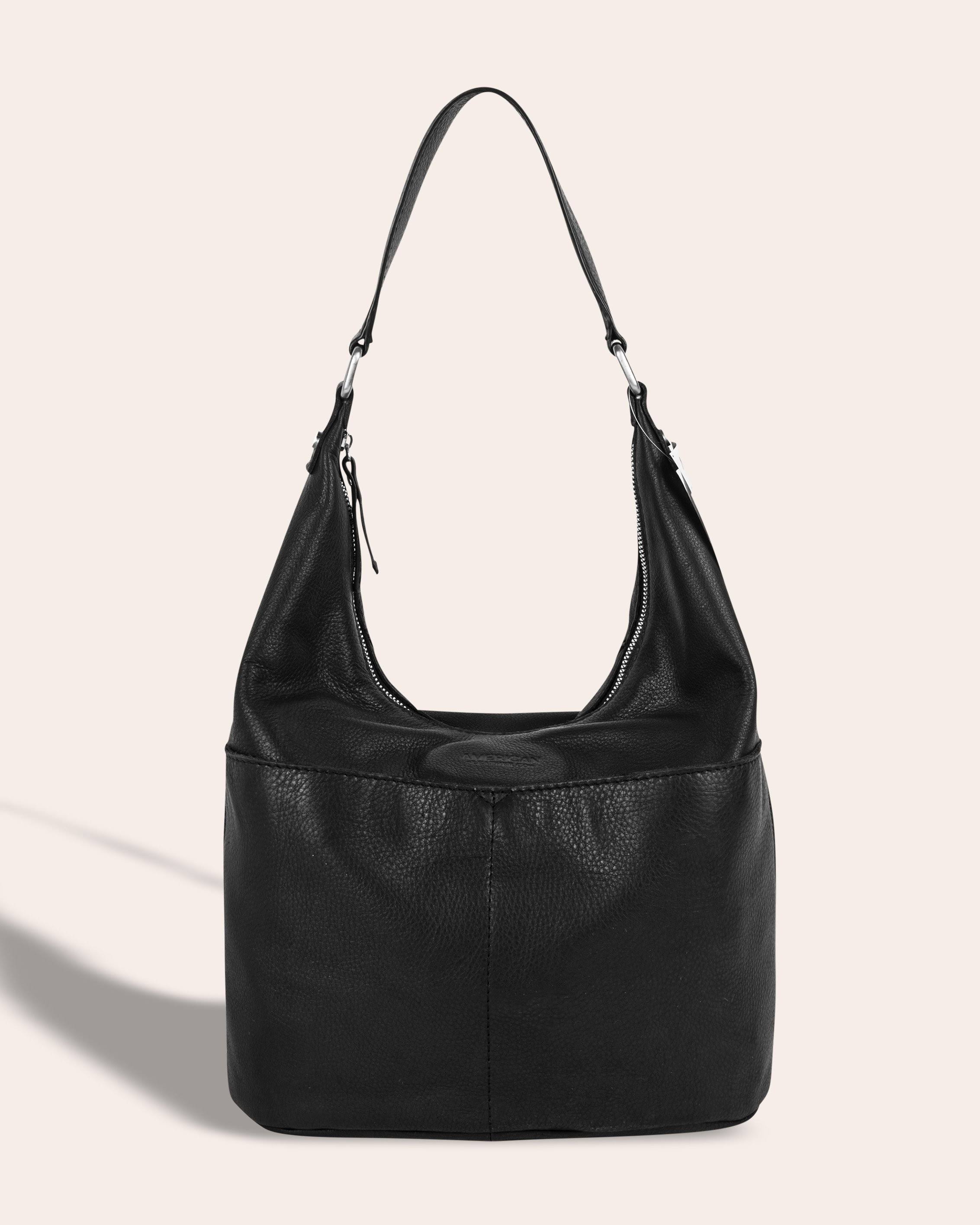 American Leather Co. Carrie Hobo Black