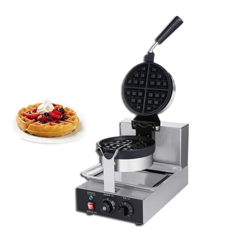 CPVKRY Cast Aluminum Stovetop Belgium Waffle Iron, 5.2 x 5.7 Inches Camping Waffle Maker Pan, Portable Stove Top Aluminum Waffle Maker Pan for Family Breakfast Baking