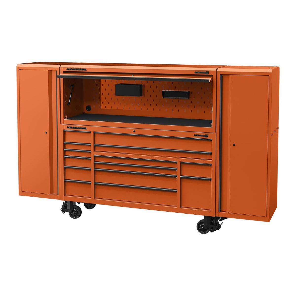 U.S. GENERAL 22 in. End Locker, Series 3, Blue