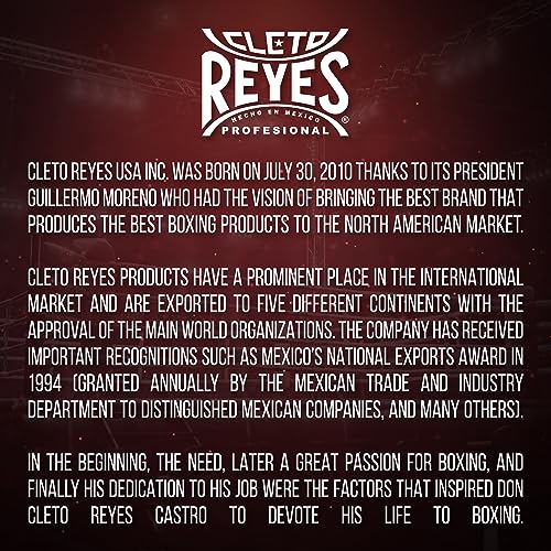 CLETO REYES Professional Extra Padding Boxing Gloves for Training, Sparring and Punching for Men and Women, MMA