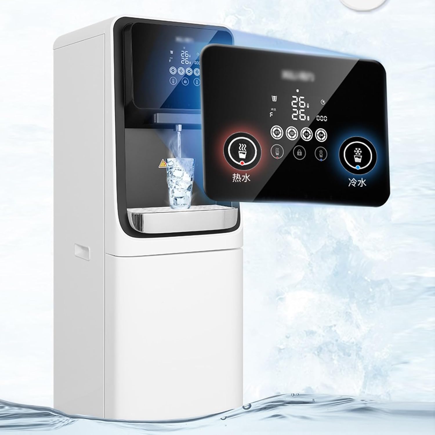 Water Dispenser Water Purifier Direct Water Dispenser Household and Commercial Integrated Water Purifier Reverse Osmosis Filtration and Heating Water Cooler