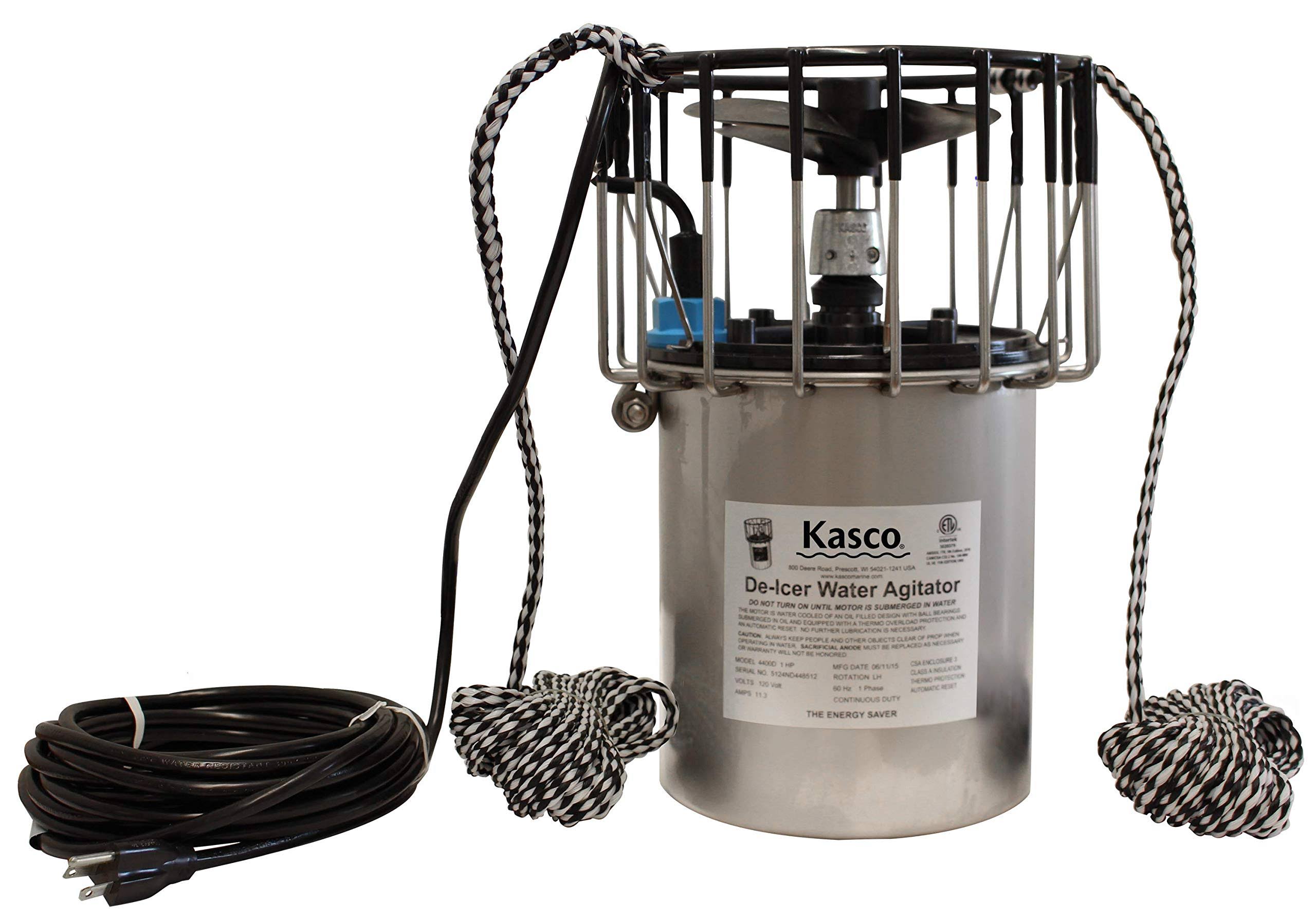 Kasco 1HP Pond u0026 Lake De-Icer - 120V, 50 ft Power Cord - 4400d050 - Dock Deicer, Size: One Size