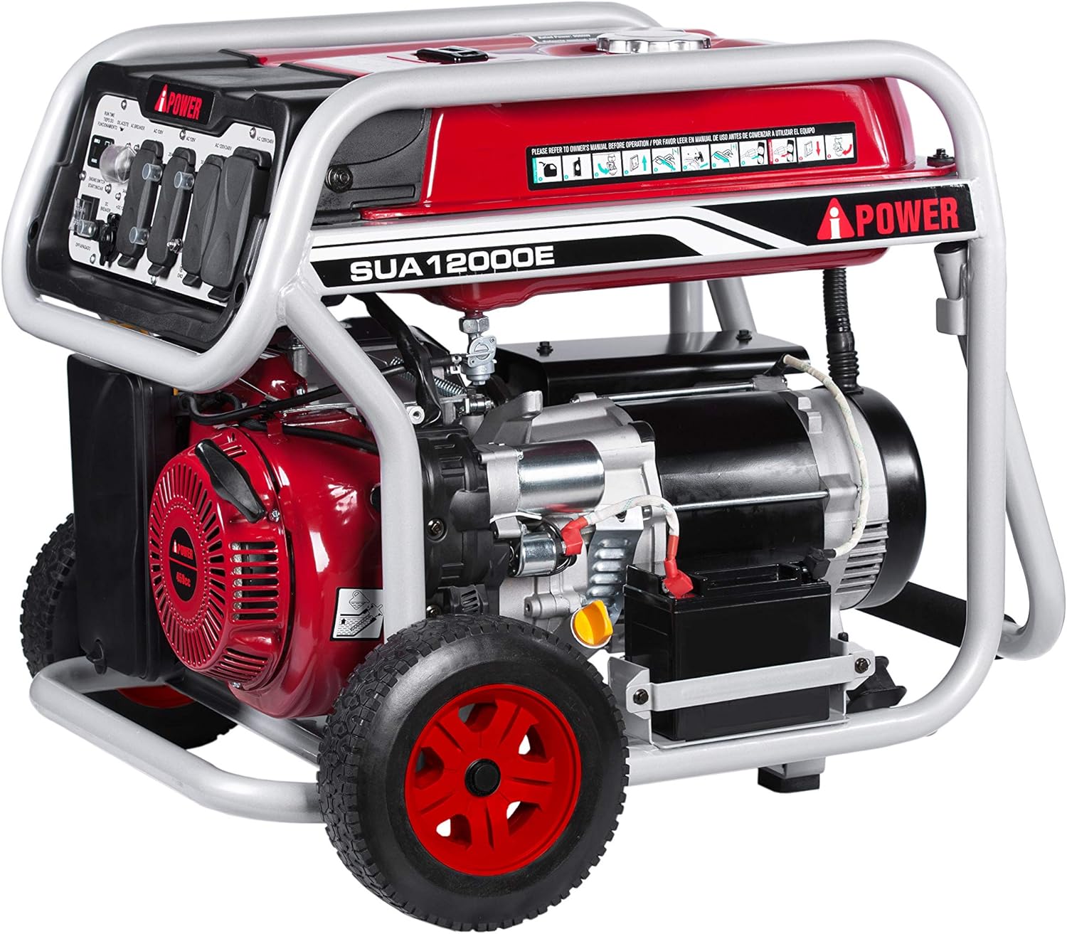 A-iPower SUA4500 4500 Watt Portable Generator Small Gas Powered for Jobsite, RV, and Home Backup Emergency