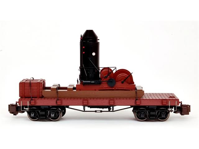 Bachmann G Log Skidder w-Crates on 20ft. Log Car