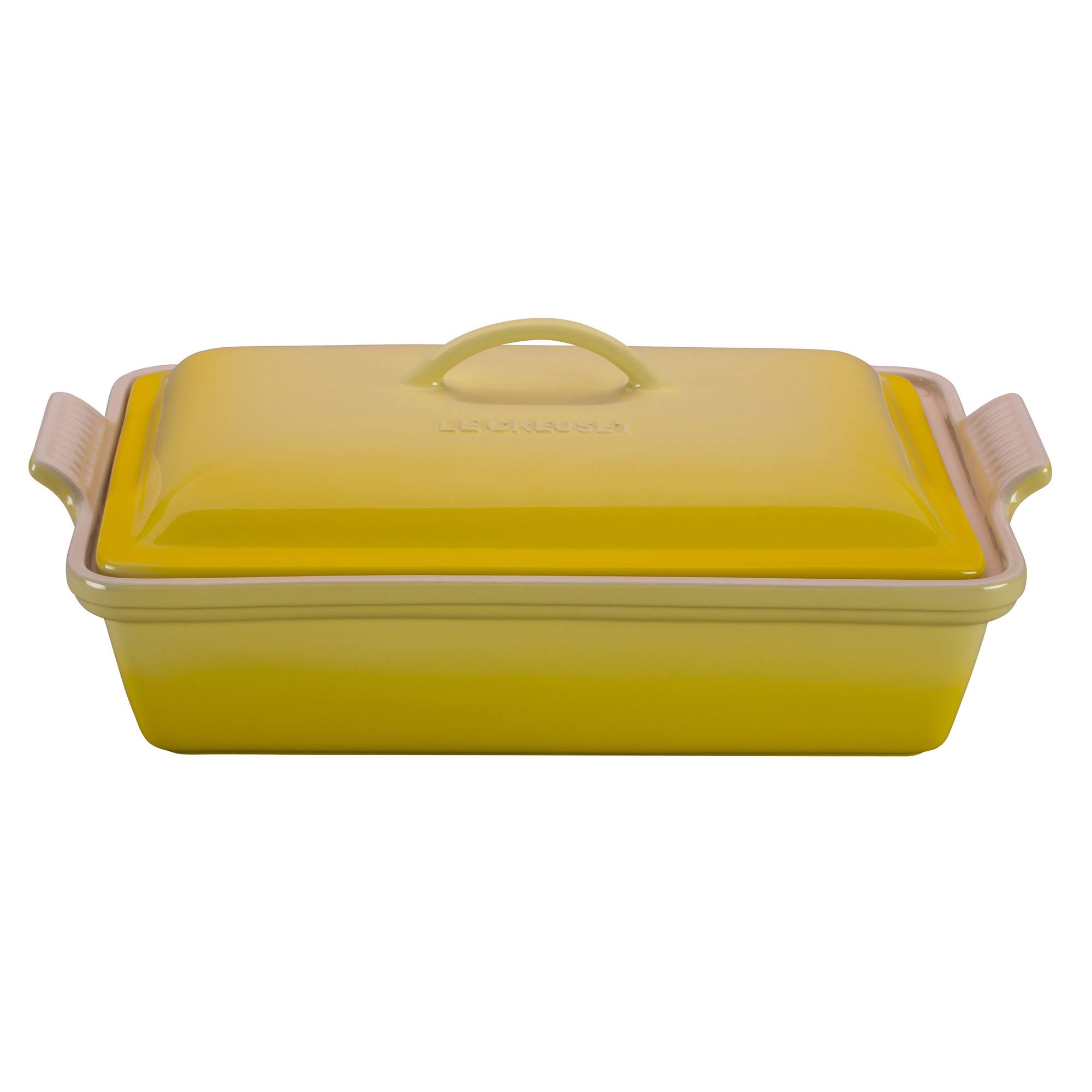 Le Creuset Heritage Stoneware Covered Rectangular Casserole, 4-Quart, Marine