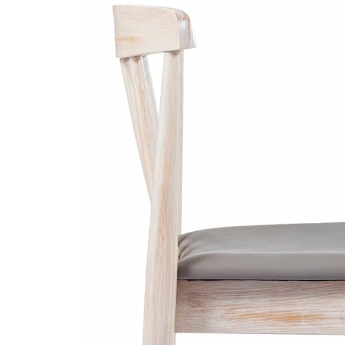 Flash Furniture Chester Commercial Grade Solid Dining Chair with Slatted Backrest, Set of 1, Black Vinyl Seat/Black Wood Frame