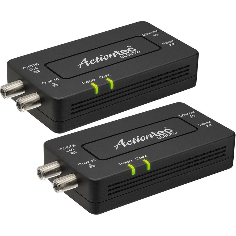Actiontec Ecb6200k02 Bonded Moca 2.0 Network Adapter - 2 Pack