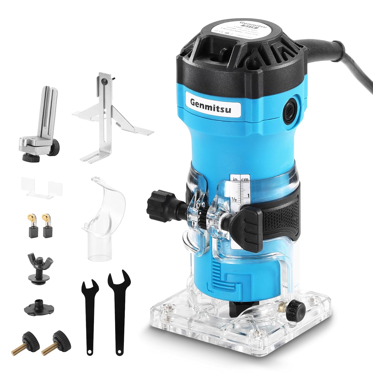 Genmitsu 4040-PRO CNC Machine & Compatible 1HP 65mm Diameter Palm Trimmer Router