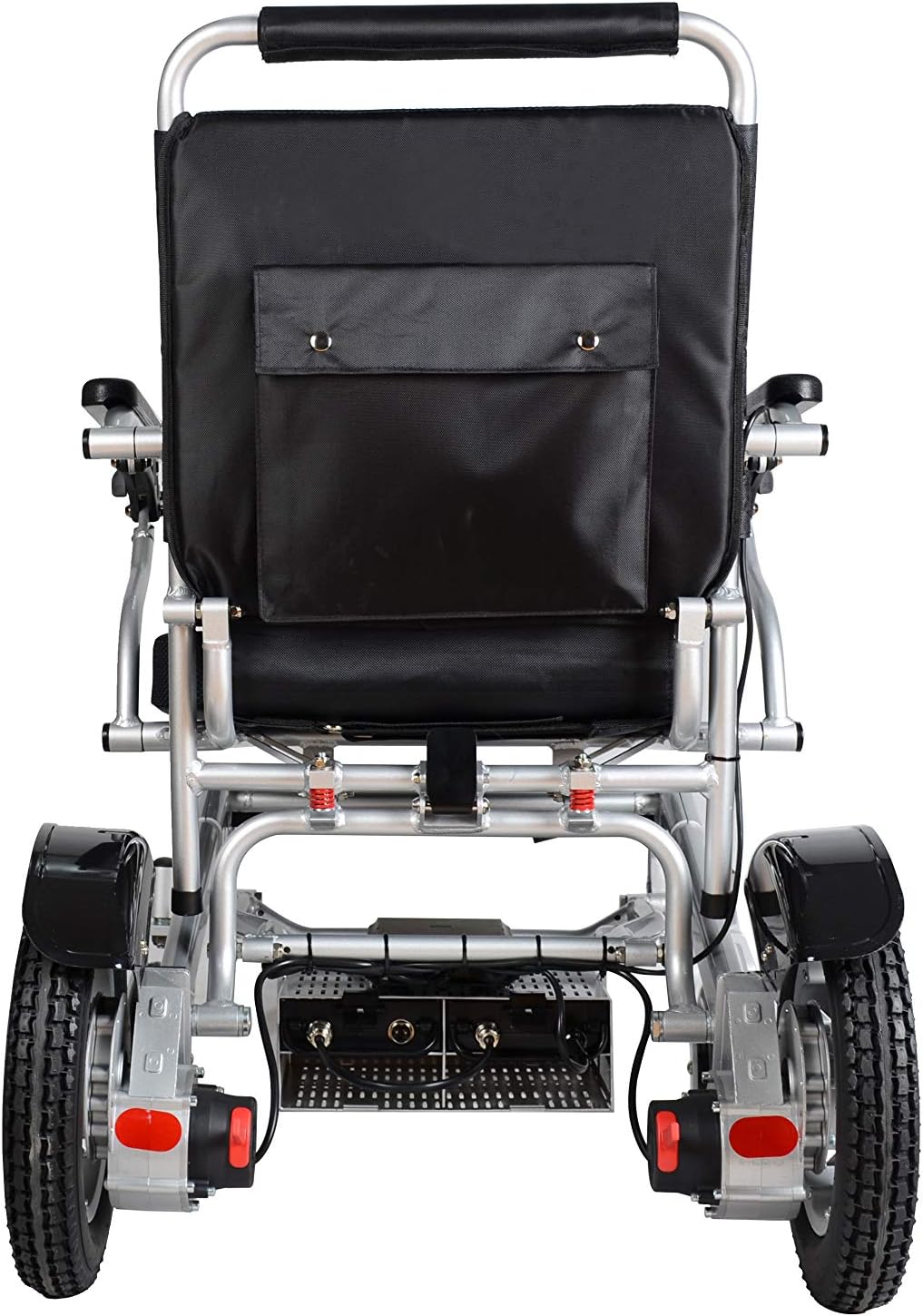 Deluxe All Terrain Electric Wheelchairs Foldable Lightweight Premium Electric Wheelchair, Portable, Compact, 500W Powerful Motors Airline Approved Folding Motorized Wheelchair