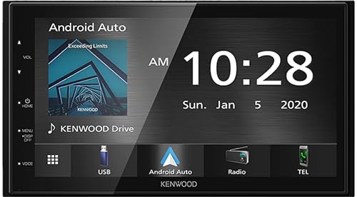 Kenwood DDX26BT Double DIN SiriusXM Ready Bluetooth In-Dash DVD/CD/AM/FM Car Stereo Receiver w/ 6.2" Touchscreen