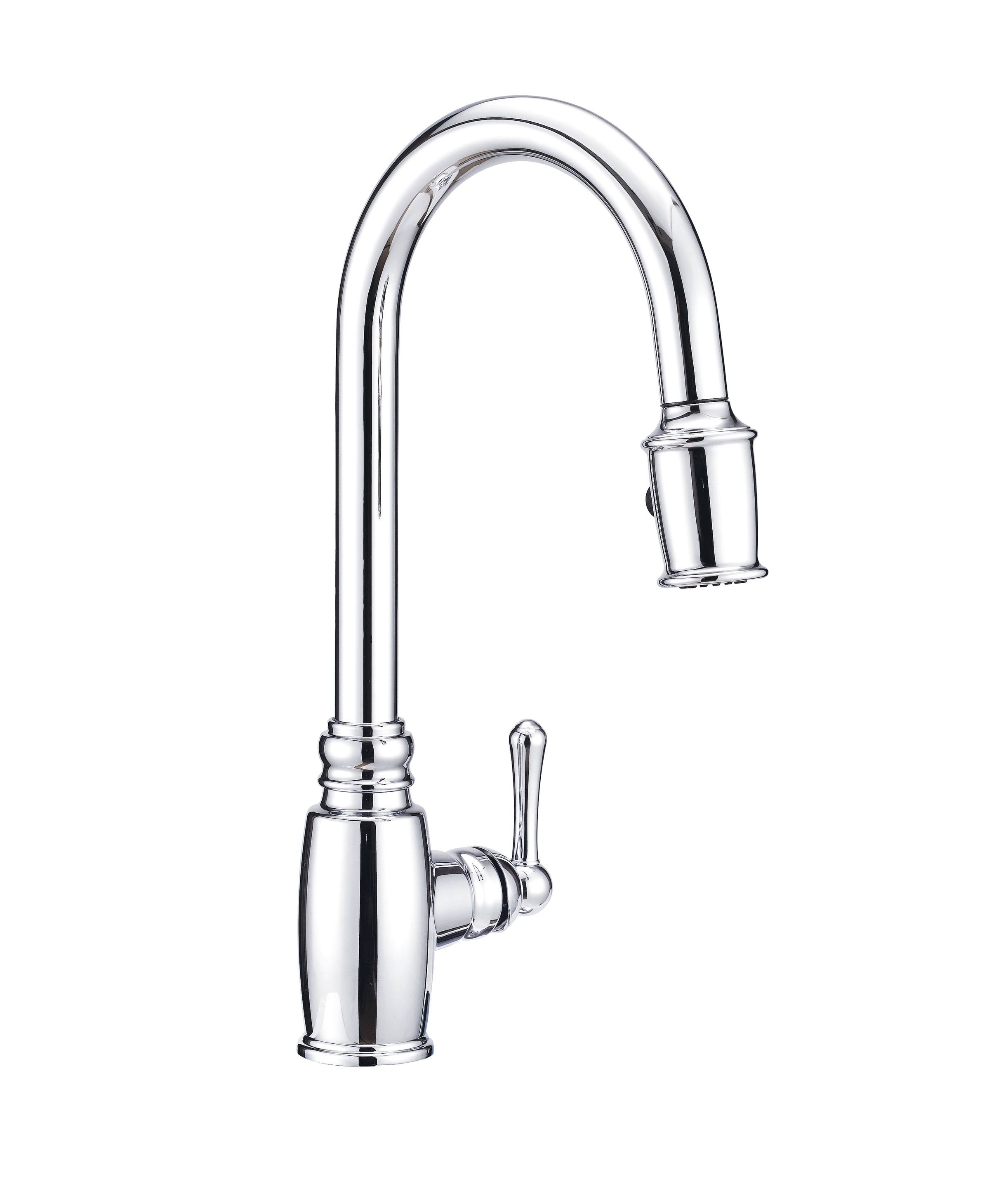 Danze D455557 Opulence Single Handle Pull-Down Kitchen Faucet Chrome