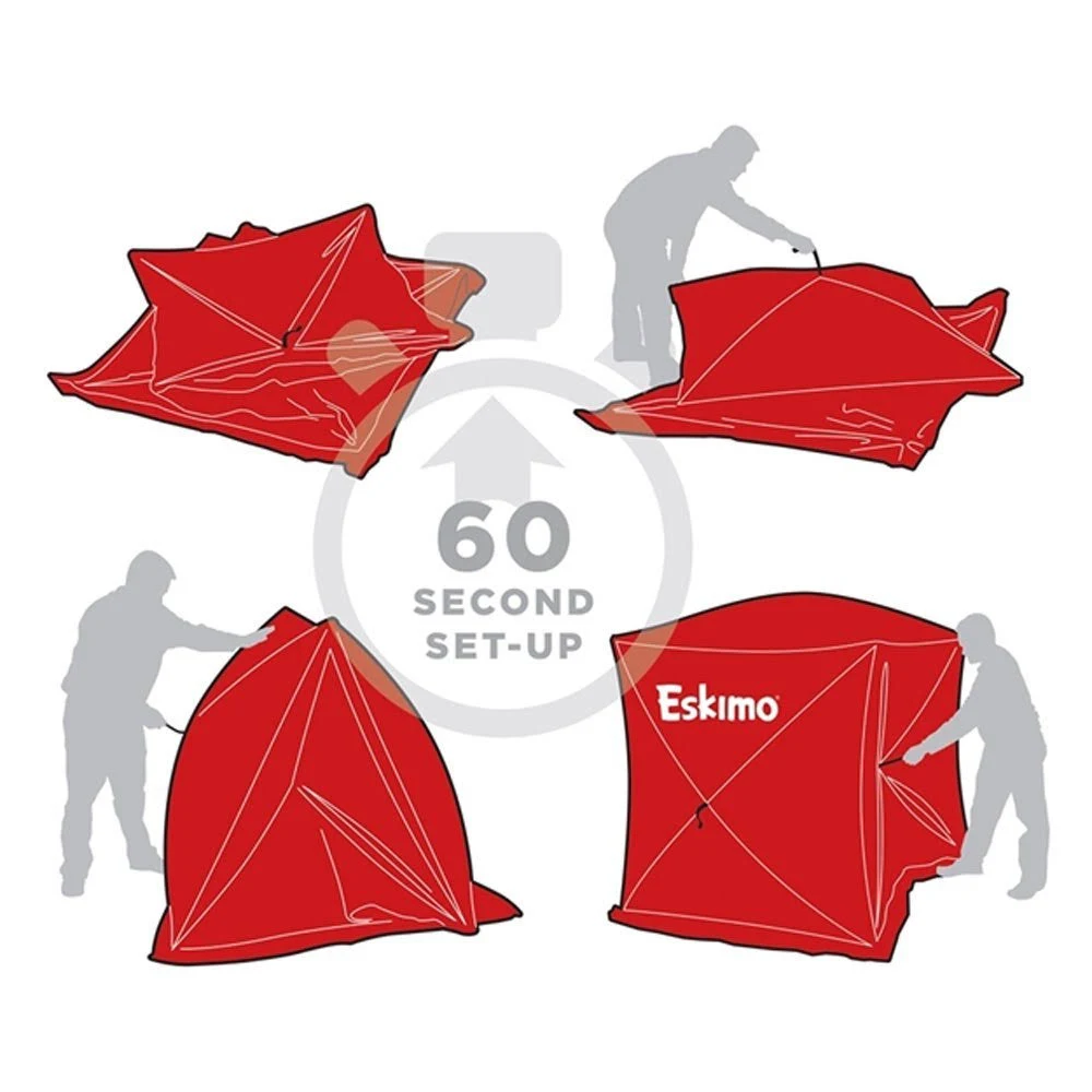 Ice Fishing Shanty Shelter Tent Two Person Portable Easy Set Up