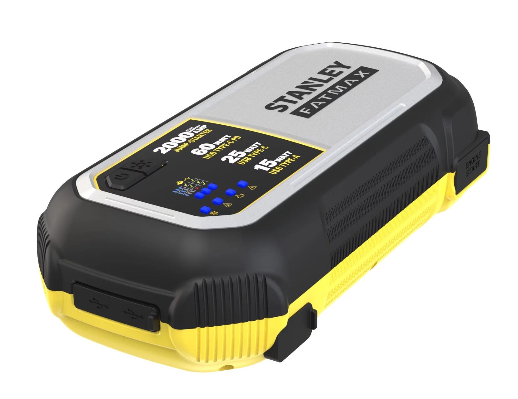 Stanley FatMax 2500 Amp, Lithium Jump Starter With Triple USB Power Bank