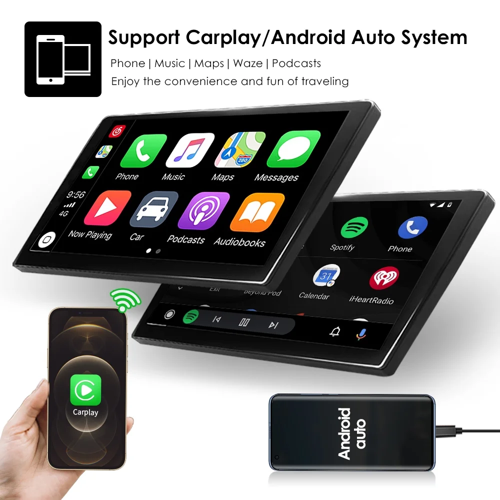 9" Android 12 GPS Navigation Wifi Car Radio Stereo Head Unit 2+32GB Carplay For Jeep Renegade 2016 2017 2018 2019 2020