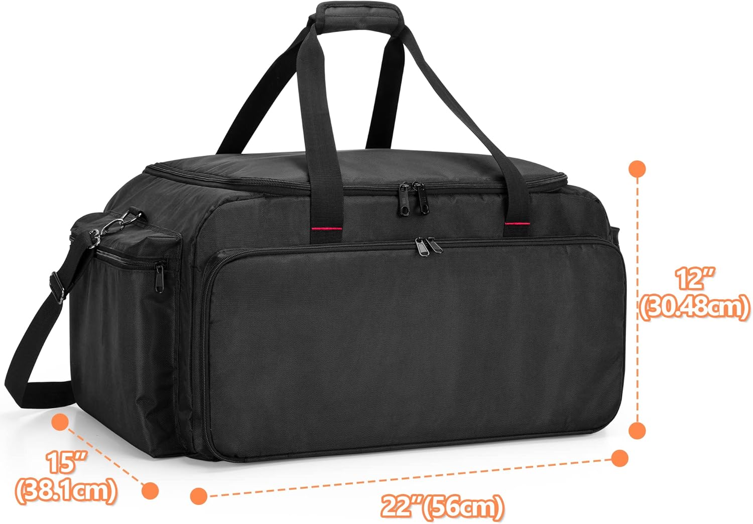 DSLEAF RC Storage Bag for 1/8 Car, Protective RC Carry Case with Multi Pockets for Batteries, Charger, Tools and other Accessories