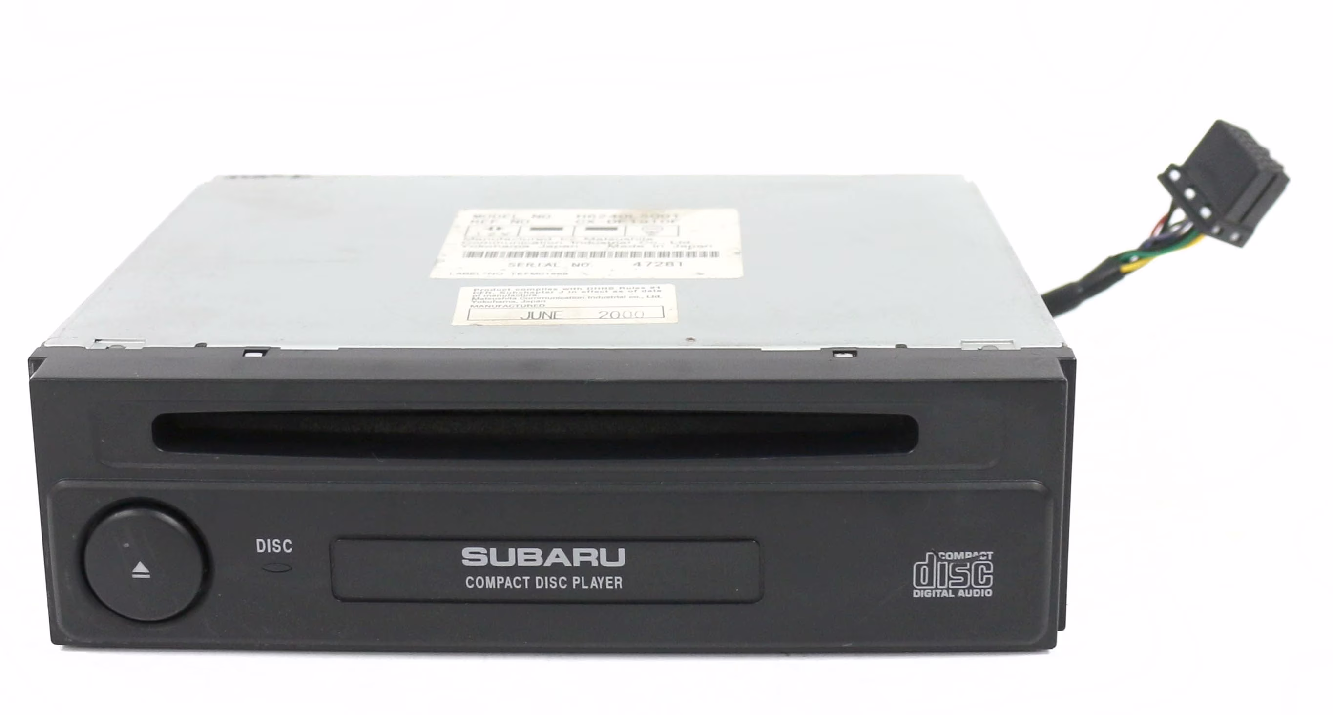 Restored OEM Factory Original 2000-2003 Subaru Forester Legacy CD Player H6240LS001 (Refurbished)