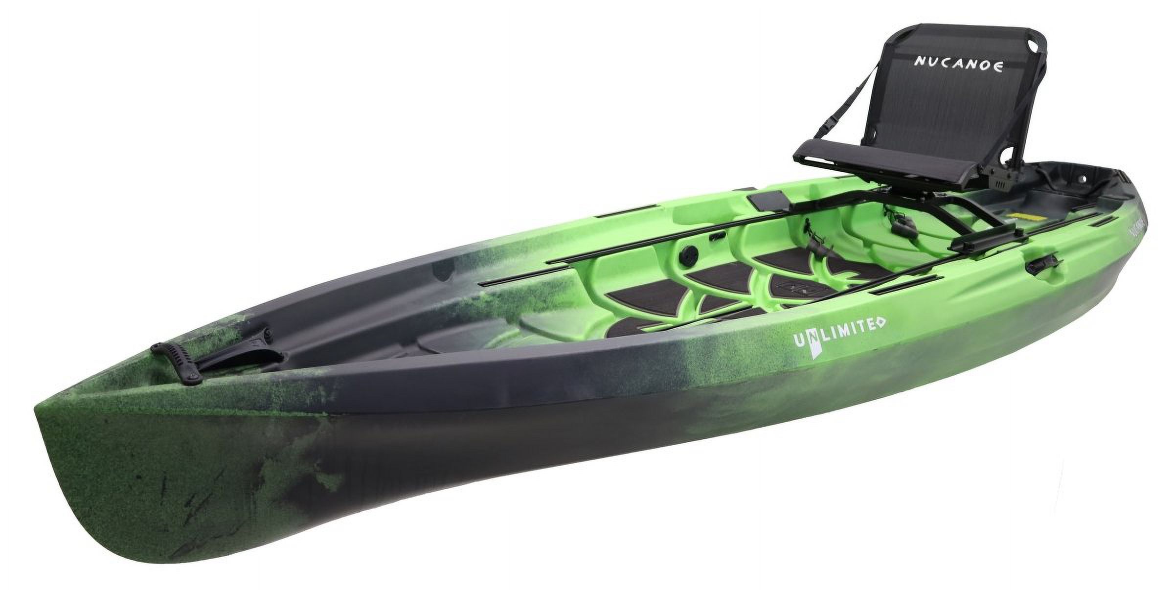 2023 Nucanoe Unlimited Fishing Kayak with Fusion 360 Seat