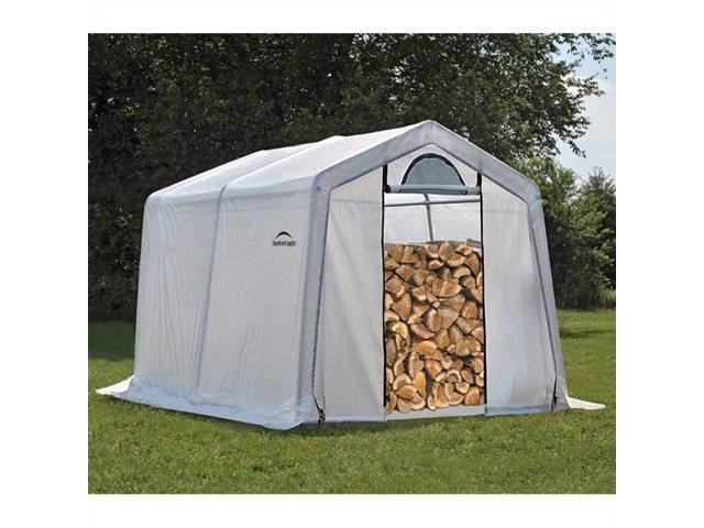 ShelterLogic Firewood Seasoning Shed, 10 ft. x 10 ft. x 8 ft.