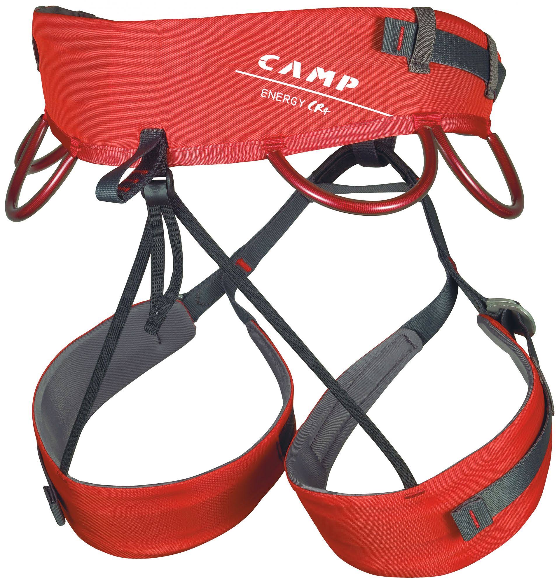 Camp Energy CR 4 RED, Mens/Womens Climbing Harnesses, Size XS-M - Color Red