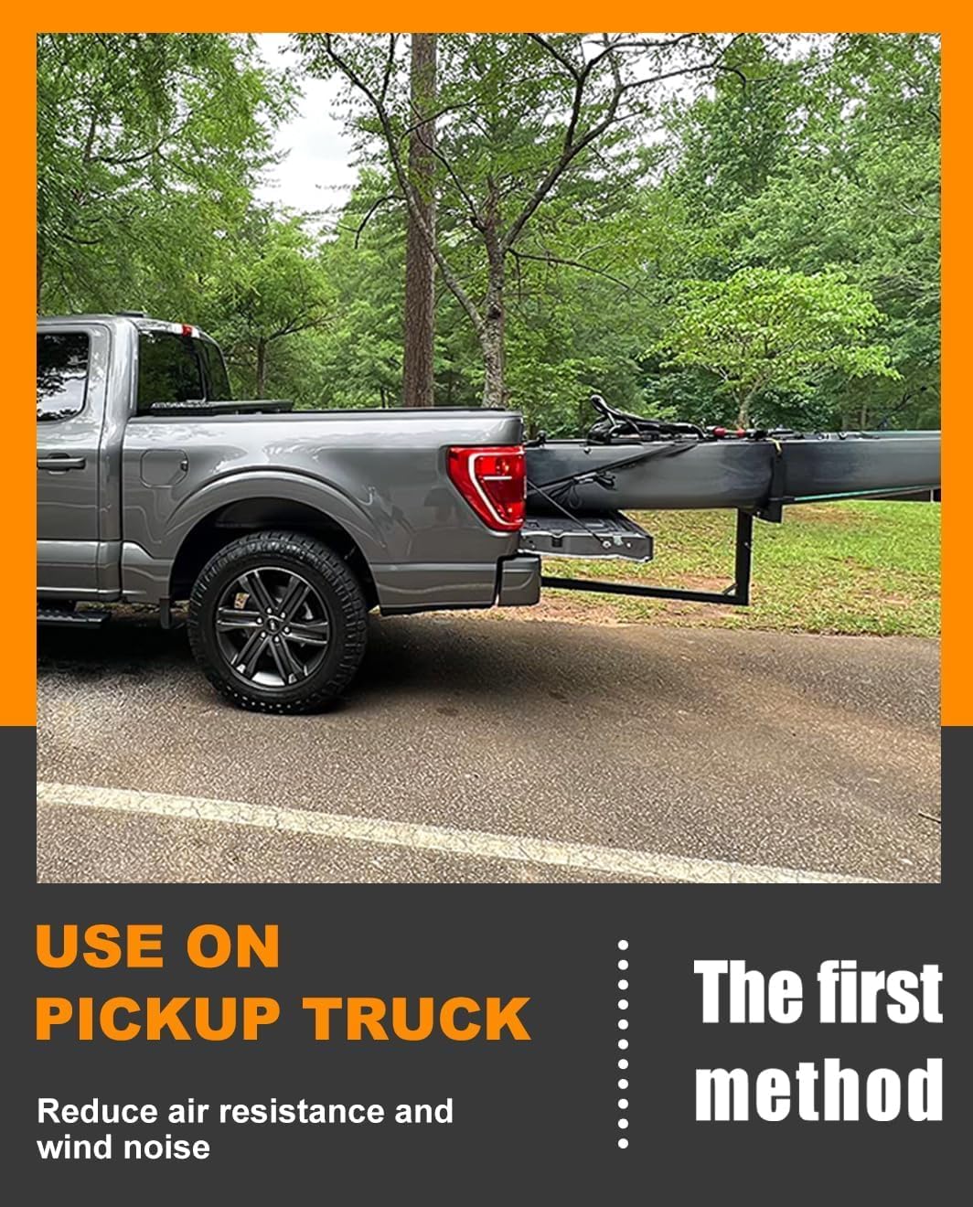 Upgraded Kayak Rack for RV Truck SUP Vertical Kayak Rack
