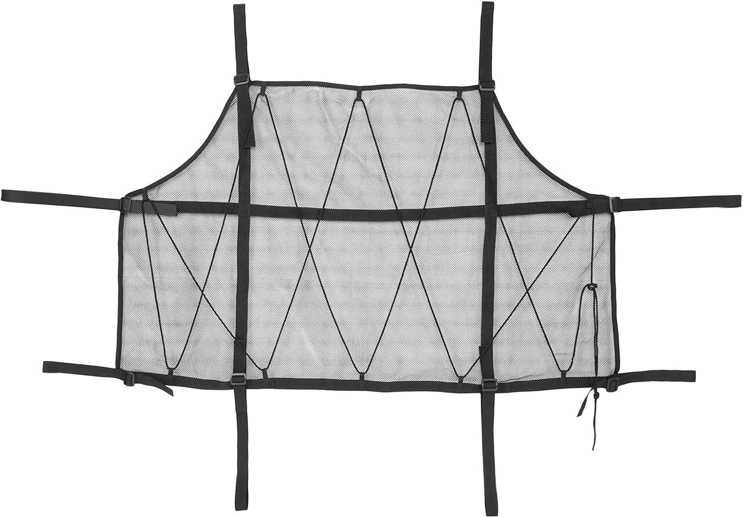 Hooke Road JKU Attic Overhead Storage Cargo Net Compatible with Jeep Wrangler JK Unlimited 4-Door 2007-2018