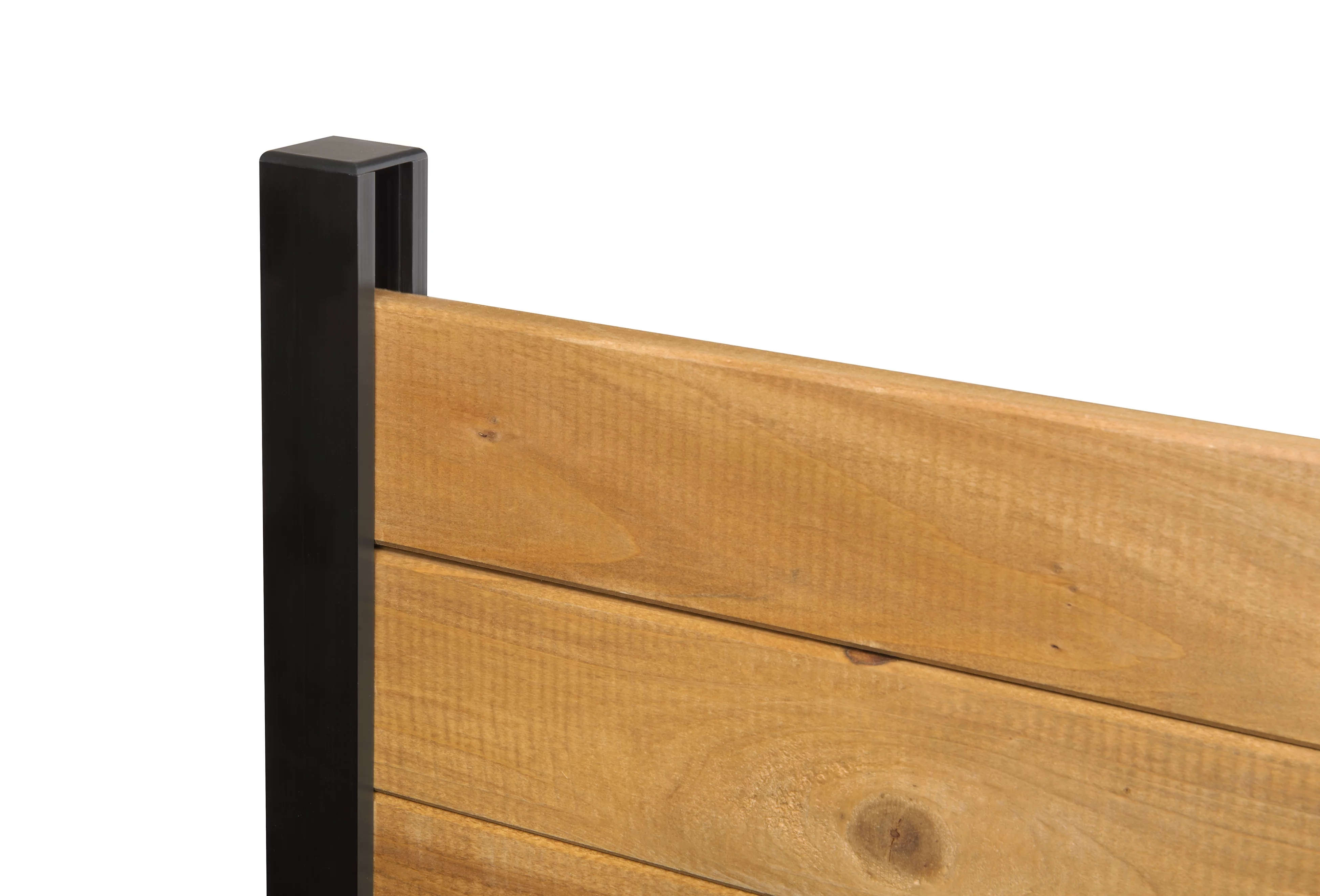Enclo Richmond Outdoor No Dig Wood Privacy Screen Enclosure for Garbage Bins and Air Conditioners (42in H x 38in W - 2 Panels)