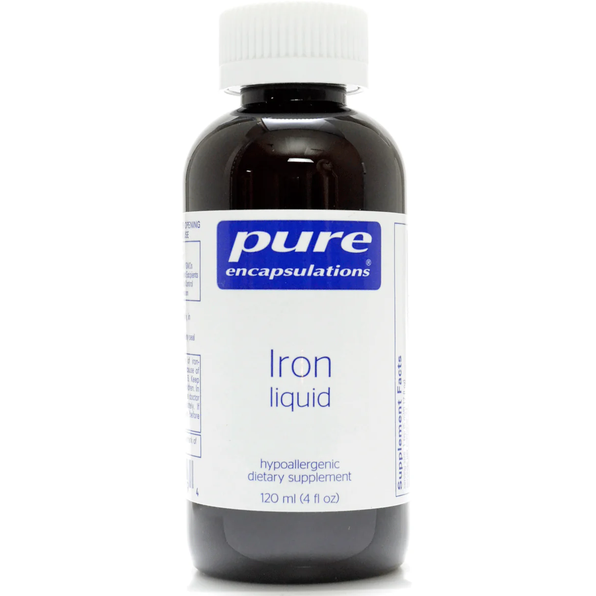 Iron Liquid 4 fl oz by Pure Encapsulations - Kansas Nuitrition - HNZSDS