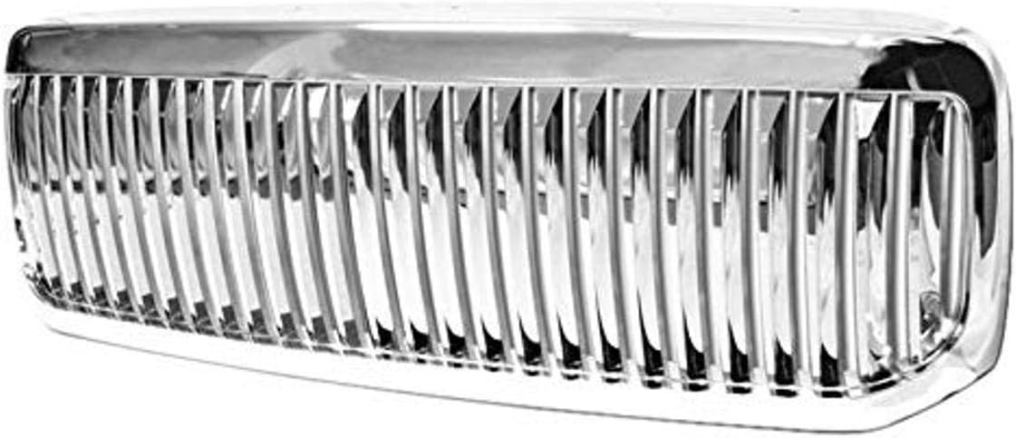 Armordillo USA 7148260 Vertical Grille Fits 1999-2004 Ford Super Duty F-250/F-350/F-450 - Chrome