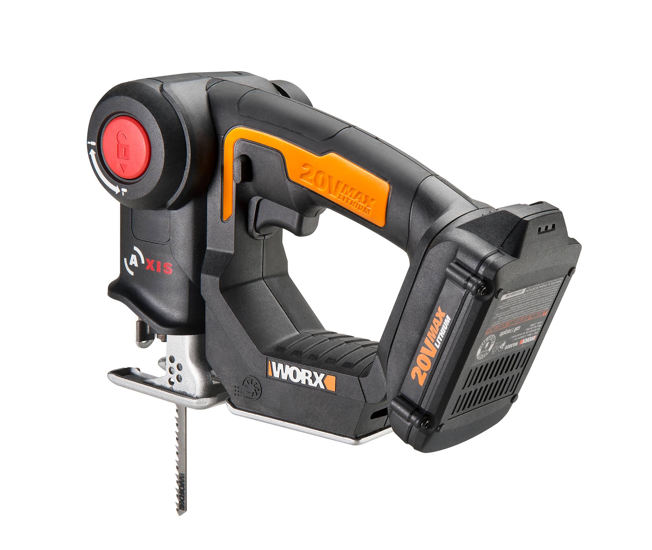 Worx WX550L.9 20V Axis 2-in-1 Reciprocating Saw and Jigsaw Tool Only