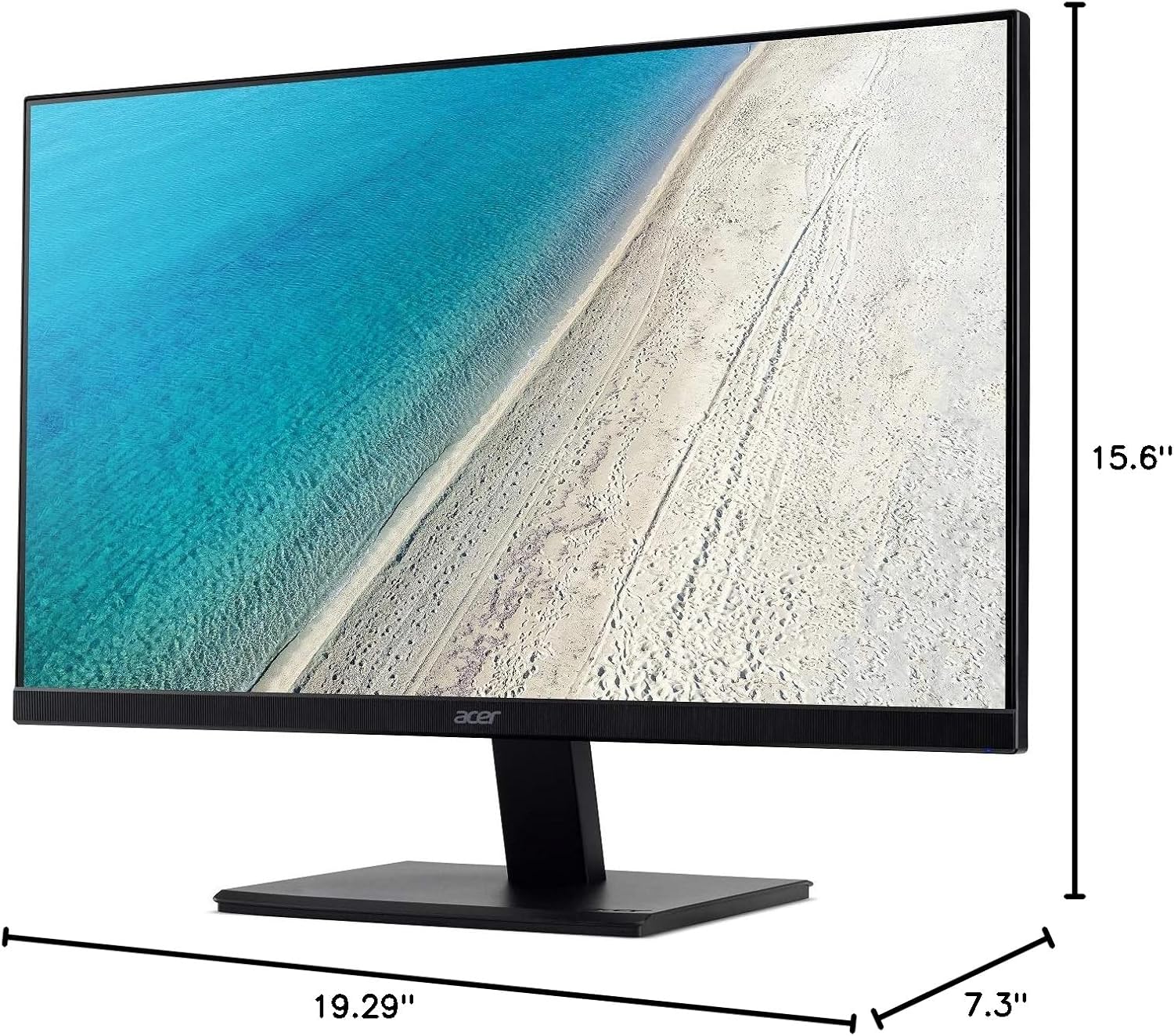 Acer V227Q bip 21.5" Full HD (1920 x 1080) IPS Monitor (Display Port, HDMI & VGA), Black