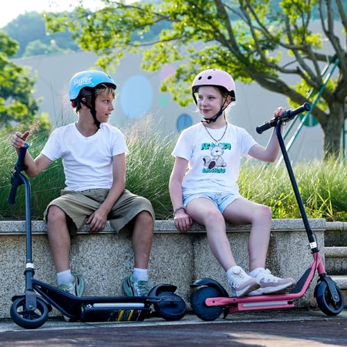 iScooter IK3/IK3Pro Electric Scooter for Kids Ages 6-12, 150W Motor, LED Display, 3 speeds Adjustable,3 Adjustable Heights(IK3Pro),Colorful Lights, Double Brake,Magnetic Charging