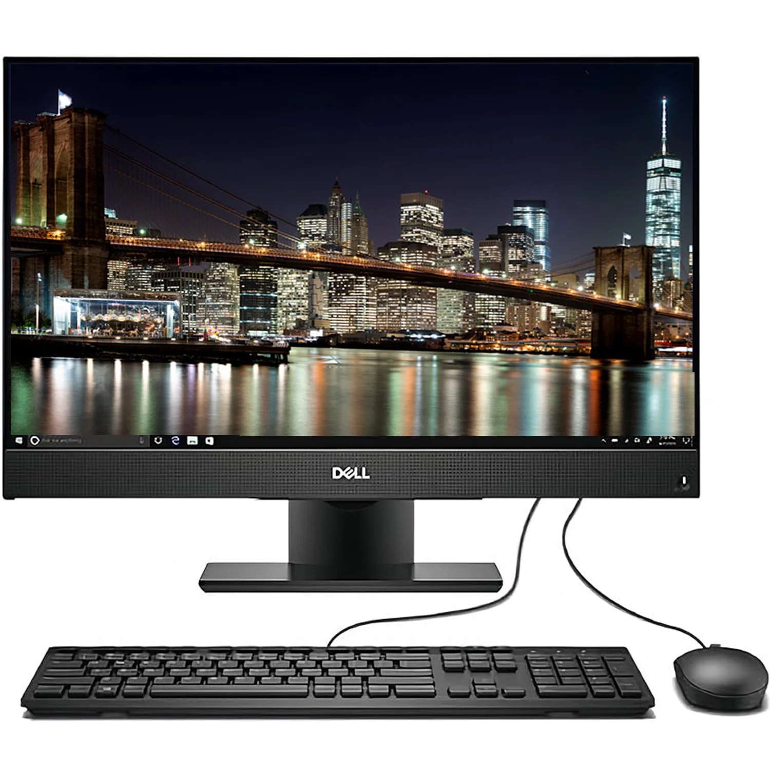 Dell 7460 23.8" Windows 10 All in One Computer, Core i5-8500 Processor, 8GB RAM,  500GB HDD with InfinityEdge Display (Restored)