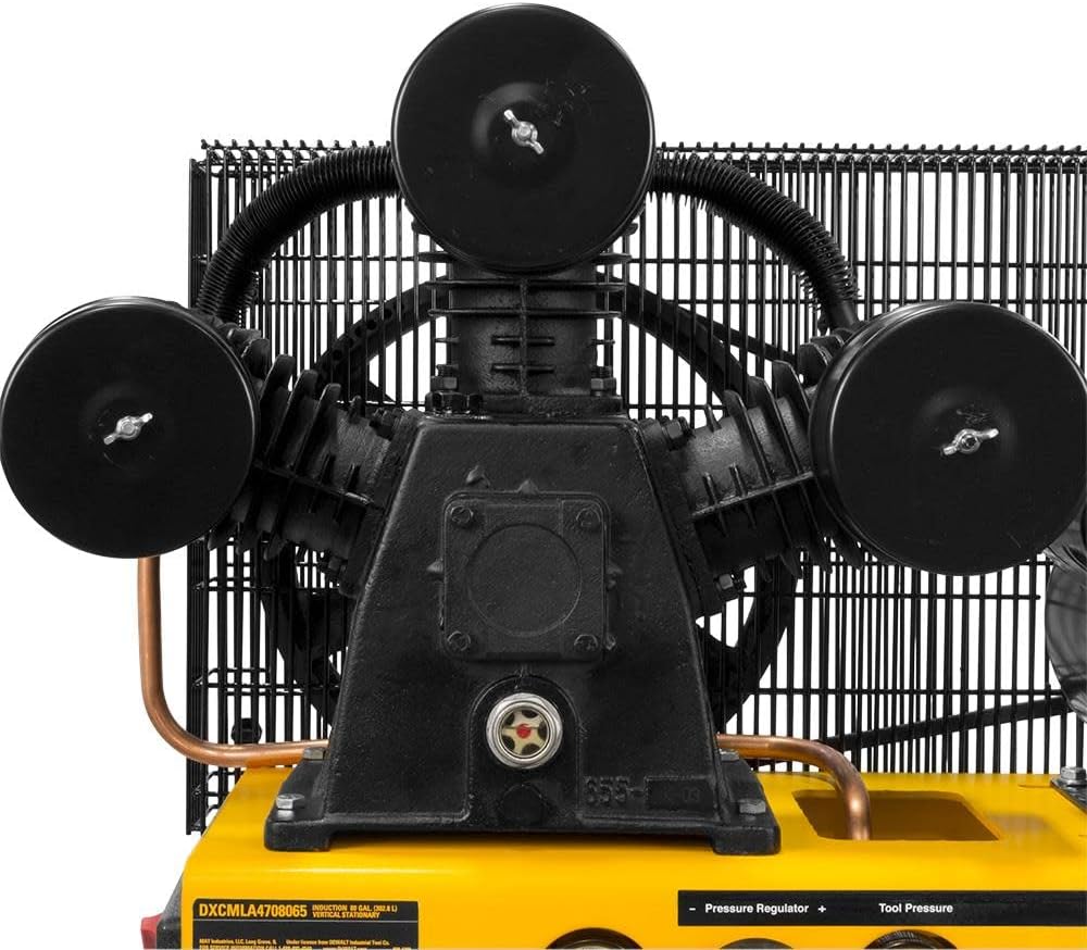 Dewalt DXCMLA4708065 4.7 HP 80 Gallon Oil-Lube Vertical Stationary Air Compressor