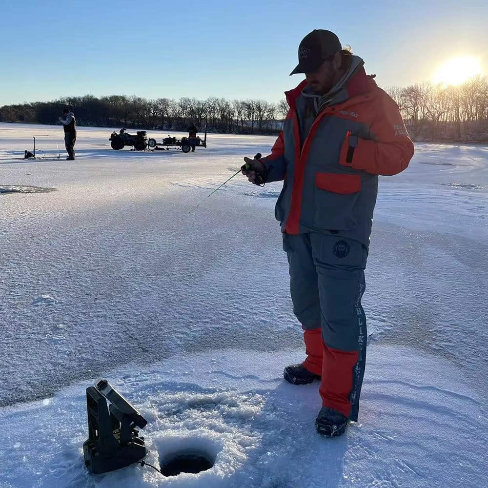 Nordic Legend Aurora Series Ice Fishing Suit, Insulated Bibs and Jacket, Waterproof Gear for Ice Fishing and Snowmobiling