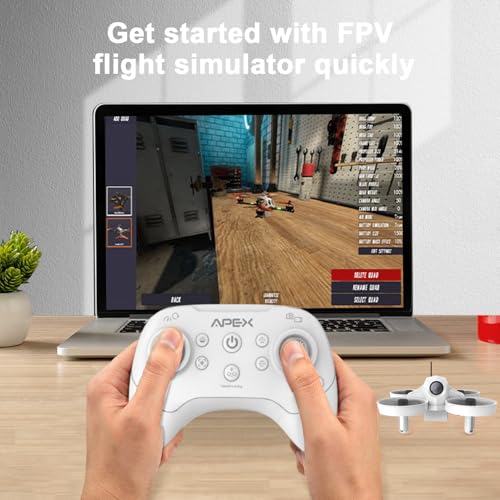 APEX VR70 FPV Drone Kit, Drone with Goggles,Brushed FPV Racing drone for Beginners,Low-Latency 5.8G Transmission, Drop-Resistant