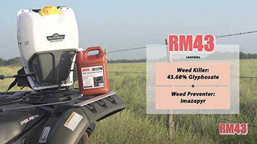 RM43 43-Percent Glyphosate Plus Weed Preventer Total Vegetation Control, 2.5-Gallon