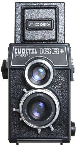 LOMO Lubitel 166+ Medium Format TLR Camera with 75mm Lens - Black