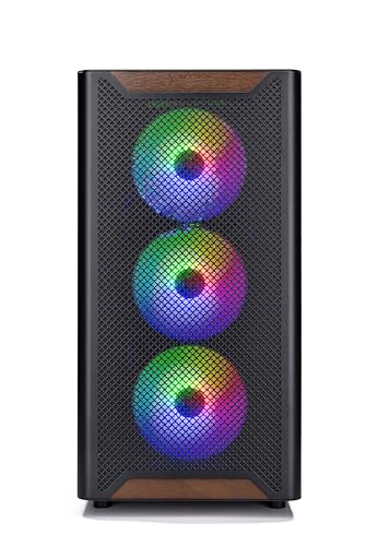 Skytech Blaze4 Mini Gaming PC Desktop, Ryzen 7 5700 3.7 GHz (4.6GHz Turbo Boost), NVIDIA RTX 4060 8GB GDDR6X, 1TB SSD, 16GB DDR4 RAM 3200, 650W Gold PSU, Wi-Fi, Win 11 Home