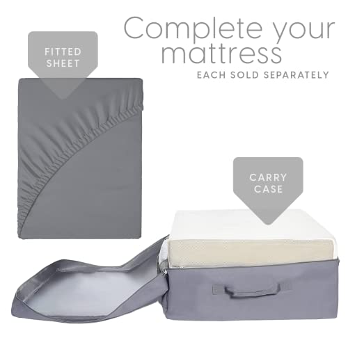 Milliard Memory Foam Folding Mattress with Washable Cover, Cot Size (75 inches x 31 inches)